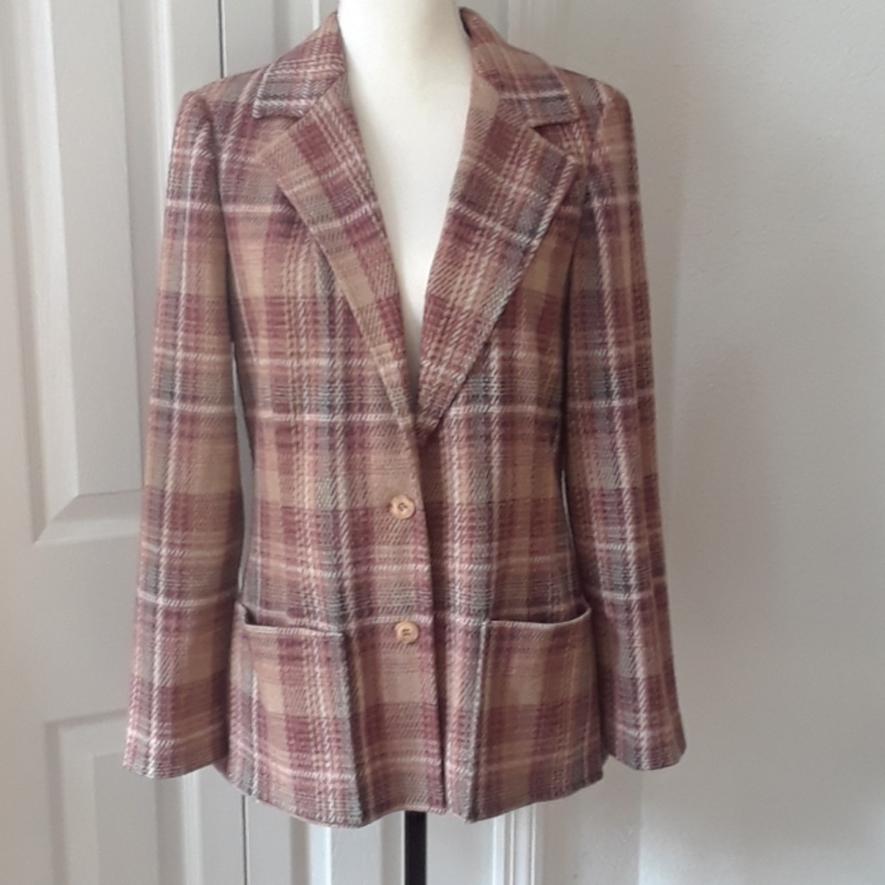 Vintage 70s Butte Knit Blazer